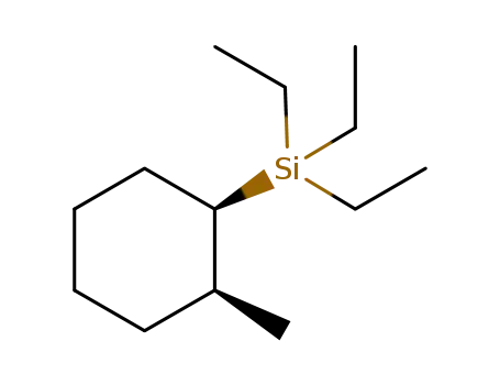 triethyl(cis-2-methylcyclohexyl)silane