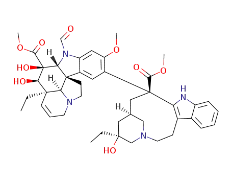 Molecular Structure of 3704-01-6 (4-Desacetyl Vincristine)