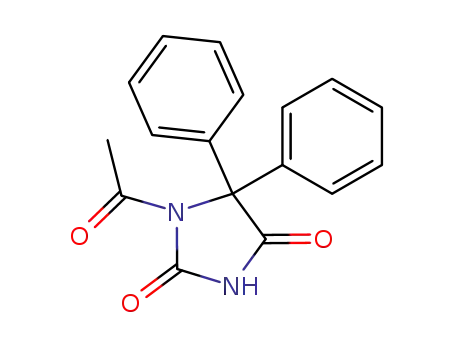 2,4-Imidazolidinedione, 1-acetyl-5,5-diphenyl-