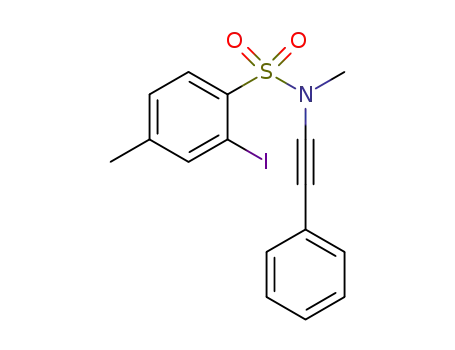 2-iodo-4,N-dimethyl-N-phenylethynylbenzenesulfonamide
