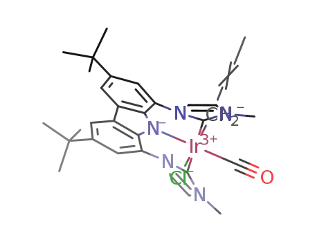 [OC-6-53]-(but-2-en-1-yl)carbonylchlorido(1,1'-(3,6-di-tert-butylcarbazol-9-id-1,8-diyl-κN)bis(3-methyl-1H-imidazolin-2-yliden-κ2C2))iridium