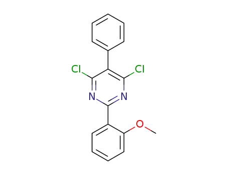 4,6-dichloro-2-(2-methoxyphenyl)-5-phenylpyrimidine