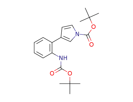 tert-butyl 3-(2-((tert-butoxycarbonyl)amino)phenyl)-1H-pyrrole-1-carboxylate