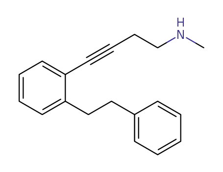 N-methyl-4-(2-phenethylphenyl)but-3-yn-1-amine