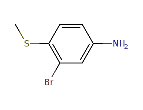 Benzenamine, 3-bromo-4-(methylthio)-