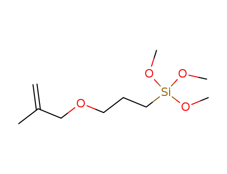 Molecular Structure of 7727-32-4 (Silane, trimethoxy[3-[(2-methyl-2-propenyl)oxy]propyl]-)