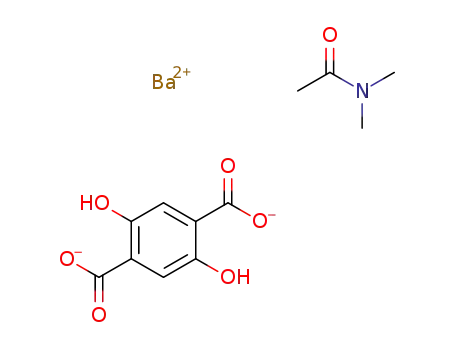 Ba(2,5-dihydroxyterephthalate)(N,N-dimethylacetamide)