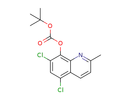 tert-butyl (5,7-dichloro-2-methylquinolin-8-yl)carbonate