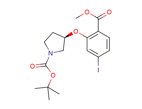 (R)-tert-butyl 3-(5-iodo-2-(methoxycarbonyl)phenoxy)pyrrolidine-1-carboxylate
