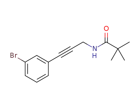 N-(3-(3-bromophenyl)prop-2-ynyl)pivalamide