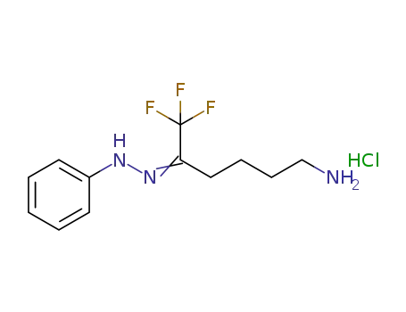 6,6,6-trifluoro-5-(phenylhydrazono)hexan-1-amine hydrochloride