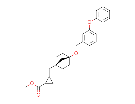 methyl 2-((4-((3-phenoxybenzyl)oxy)bicyclo[2.2.1]heptan-1-yl)methyl)cyclopropanecarboxylate