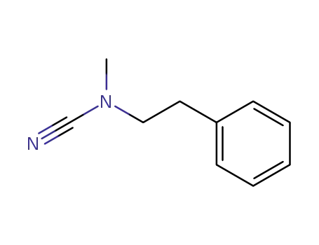 Molecular Structure of 27566-66-1 (methyl(2-phenylethyl)cyanamide)