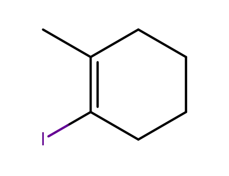 Molecular Structure of 40648-08-6 (1-Iodo-2-methyl-1-cyclohexene)