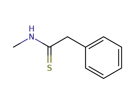 Molecular Structure of 77130-13-3 (Benzeneethanethioamide, N-methyl-)