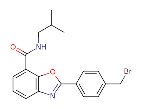 2-(4-(bromomethyl)phenyl)-N-isobutylbenzo[d]oxazole-7-carboxamide