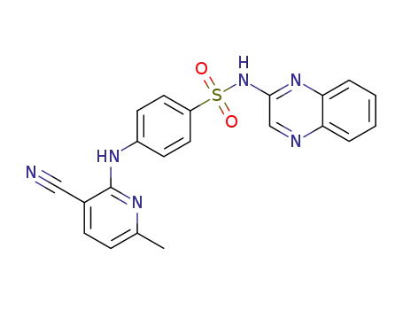 4-(3-cyano-6-methylpyridin-2-ylamino)-N-(quinoxalin-2-yl)benzenesulfonamide