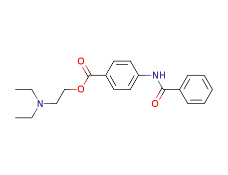 4-benzoylamino-benzoic acid 2-diethylamino-ethyl ester