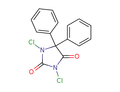 Molecular Structure of 100965-46-6 (N,N-dichlorophenytoin)