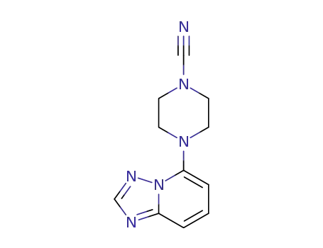 4-{[1,2,4]triazolo[1,5-a]pyridin-5-yl}piperazine-1-carbonitrile