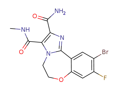 10-bromo-9-fluoro-N3-methyl-5,6-dihydroimidazo[1,2-d][1,4]benzoxazepine-2,3-dicarboxamide