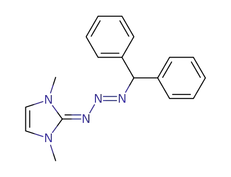 (E)-1-benzhydryl-3-(1,3-dimethylimidazol-2-ylidene)triazene