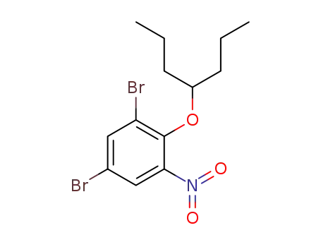 1,5-dibromo-2-(heptan-4-yloxy)-3-nitrobenzene