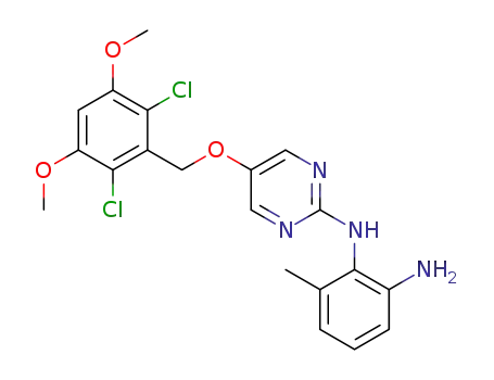 N1-(5-((2,6-dichloro-3,5-dimethoxybenzyl)oxy)pyrimidin-2-yl)-6-methylbenzene-1,2-diamine