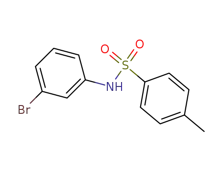 Molecular Structure of 7510-48-7 (N-(3-bromophenyl)-4-methylbenzenesulfonamide)
