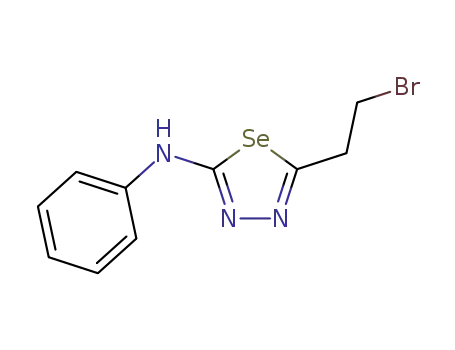 5-(2-bromoethyl)-N-phenyl-1,3,4-selenadiazol-2-amine