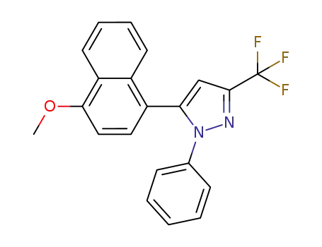 5-(4-methoxynaphthalen-1-yl)-1-phenyl-3-(trifluoromethyl)-1H-pyrazole
