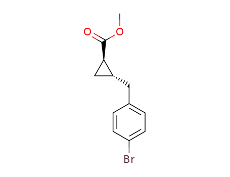 trans-methyl 2-(4-bromobenzyl)cyclopropanecarboxylate