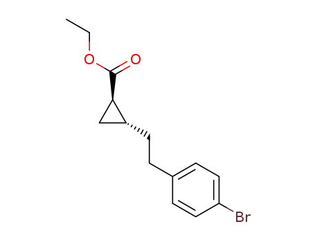 trans-ethyl 2-(4-bromophenethyl)cyclopropanecarboxylate