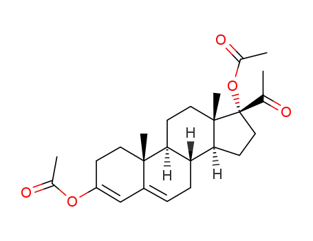 Molecular Structure of 4954-07-8 (3,17-Diacetyloxypregna-3,5-dien-20-one)