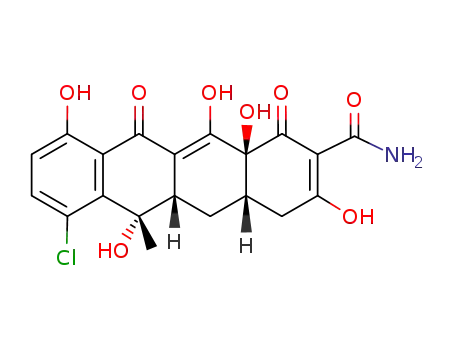 de(dimethylamino)chlorotetracycline