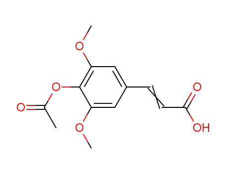 3-[4-(Acetyloxy)-3,5-dimethoxycinnamic acid