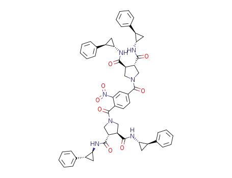 (3S,3’S,4S,4’S)-1,1’-(2-nitroterephthaloyl)-bis(N3,N4-bis((1S,2R)-2-phenylcyclopropyl)pyrrolidine-3,4-dicarboxamide)
