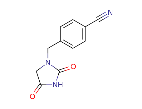 4-((2,4-dioxoimidazolidin-1-yl)methyl)benzonitrile
