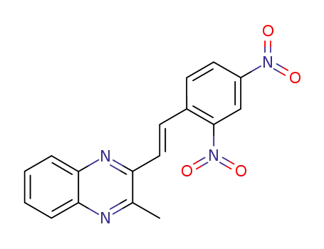 2-(2,4-dinitro-styryl)-3-methyl-quinoxaline