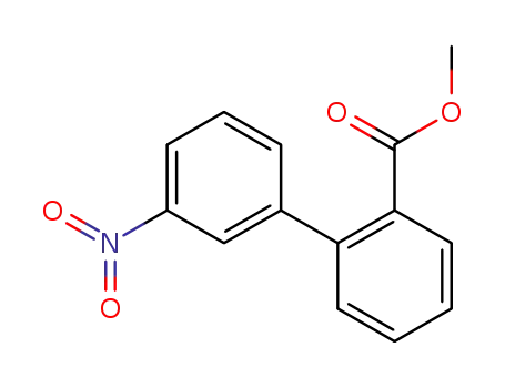 Molecular Structure of 83527-96-2 (METHYL 3'-NITRO[1,1'-BIPHENYL]-2-CARBOXYLATE)