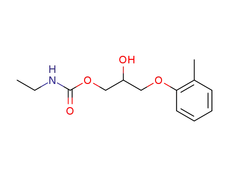 Molecular Structure of 6288-77-3 (2-hydroxy-3-(2-methylphenoxy)propyl ethylcarbamate)