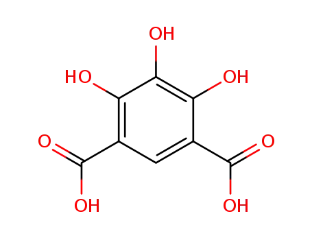 Molecular Structure of 27163-60-6 (1,3-Benzenedicarboxylic acid, 4,5,6-trihydroxy-)