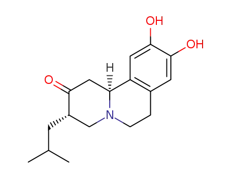 (+/-)-9,10-dihydroxy-3c-isobutyl-(11br)-1,3,4,6,7,11b-hexahydro-pyrido[2,1-a]isoquinolin-2-one