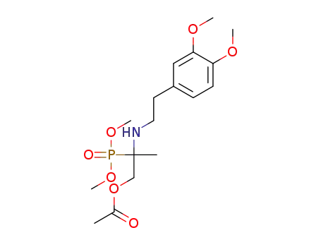 2-((3,4-dimethoxyphenethyl)amino)-2-(dimethoxyphosphoryl)propyl acetate