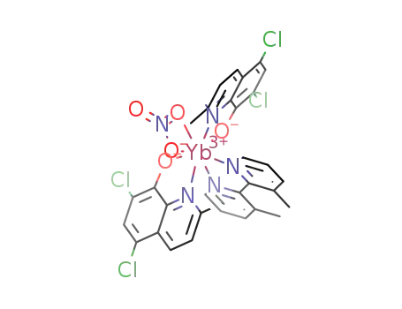 [Yb(4,4'-dimethyl-2,2'-bipyridyl)(ClQ)2NO3]