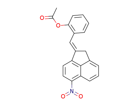 1-acetoxy-2-(6-nitro-acenaphthen-1-ylidenemethyl)-benzene