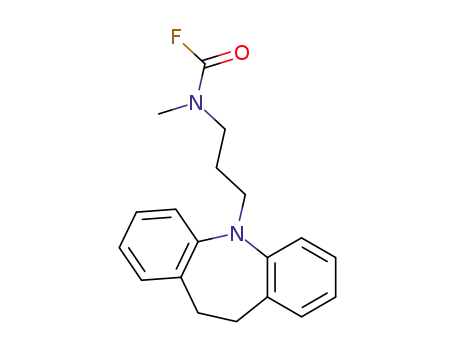 (3-(10,11-dihydro-5H-dibenzo[b,f]azepin-5-yl)propyl)(methyl)carbamic fluoride