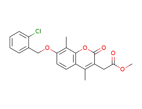 methyl 2-(7-((2-chlorobenzyl)oxy)-4,8-dimethyl-2-oxo-2H-chromen-3-yl)acetate