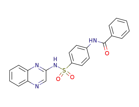 4-benzamido-N-(quinoxalin-2-yl)benzenesulfonamide