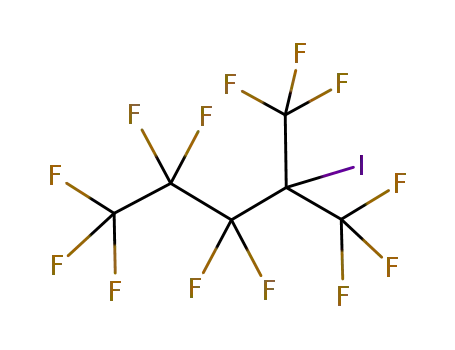 Molecular Structure of 102780-88-1 (DECAFLUORO-2-TRIFLUOROMETHYL-2-IODOPENTANE)